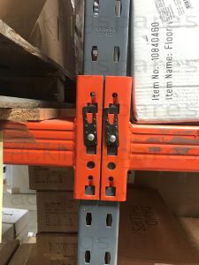 Storax SP80 pallet racking with a spring locking beam safety racking pin image 1